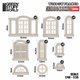 Arched Classic Miniature Windows - Large
