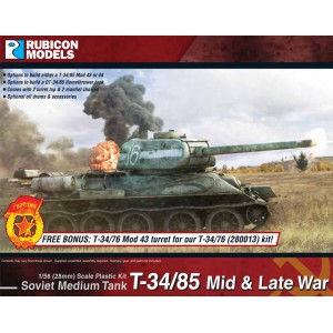 T34/85 Mid & Late War
