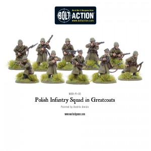 Polish Infantry Squad in greatcoats