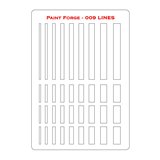 PaintForge Wzornik Malarski Rozmiar L: Lines