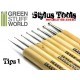 8x Sculpting STYLUS tool set