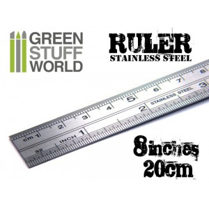 Green Stuff World Stainless Steel RULER