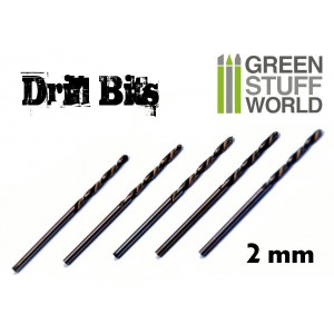 Drill bit in 2 mm