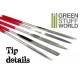 Green Stuff World Diamond Needle Files Set - Grit 150