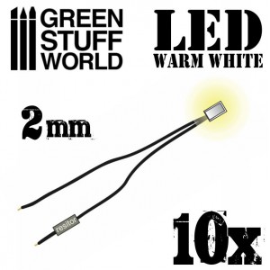 GSW Warm White LED Lights - 2mm