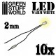 GSW Warm White LED Lights - 2mm