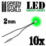 GSW Green LED Lights - 2mm