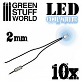 GSW Cool White LED Lights - 2mm