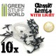 GSW 10x Classic WALL Lamps with LED Lights
