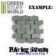 GSW Model Paving Bricks - Grey x500