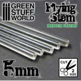 GSW Acrylic Rods - Round 5 mm CLEAR