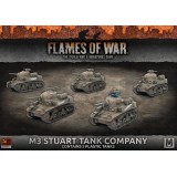 M3 Stuart Tank Company (Plastic)