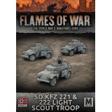 Sd Kfz 221 and 222 Light Scout Troop