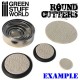 Round Cutters for Bases