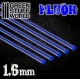 Acrylic Rods - Round 1.6 mm Fluor BLUE