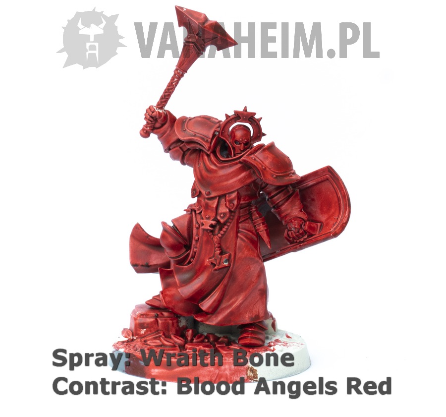 Citadel Contrast: Blood Angels Red on Wraith Bone