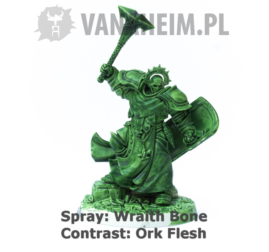 Citadel Contrast: Ork Flesh on Wraith Bone