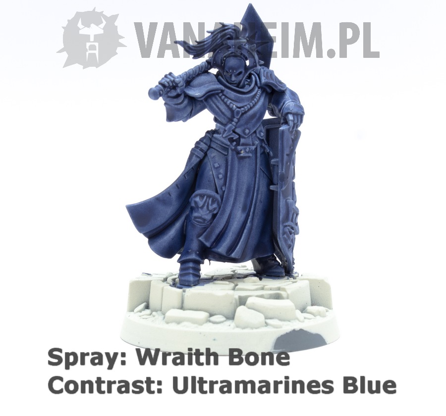 Citadel Contrast: Ultramarines Blue on Wraith Bone