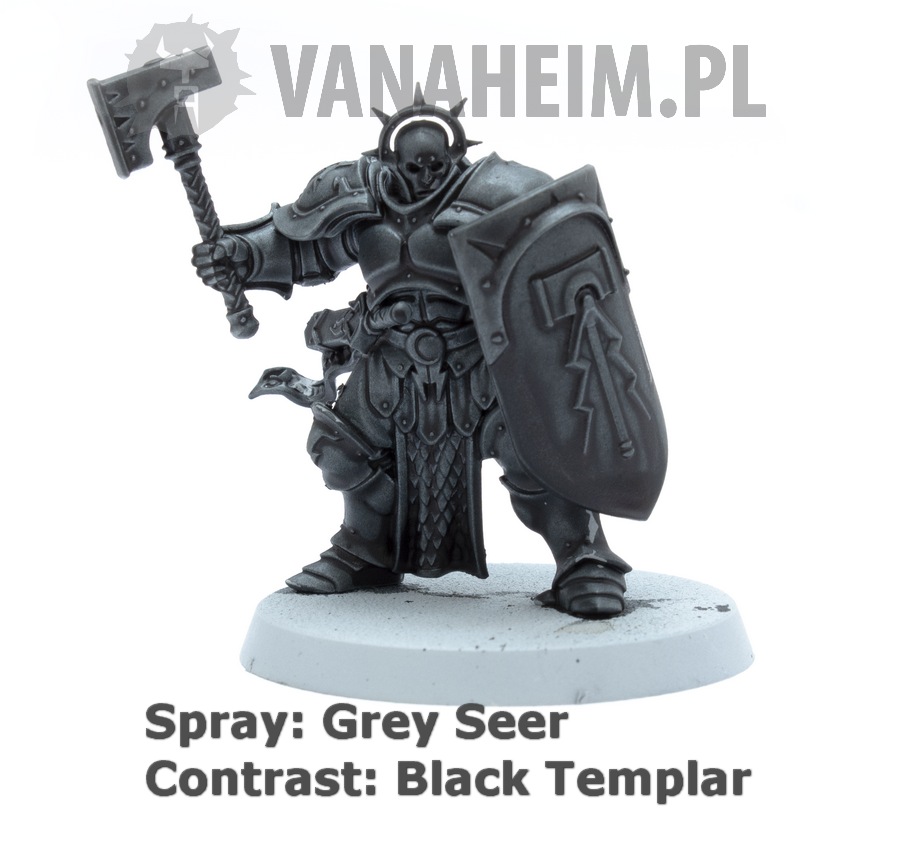 Citadel Contrast: Black Templar on Grey Seer