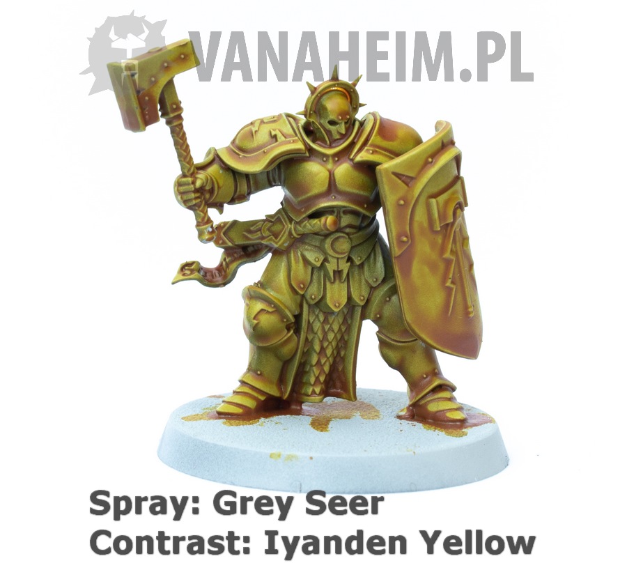 Citadel Contrast: Iyanden Yellow on Grey Seer