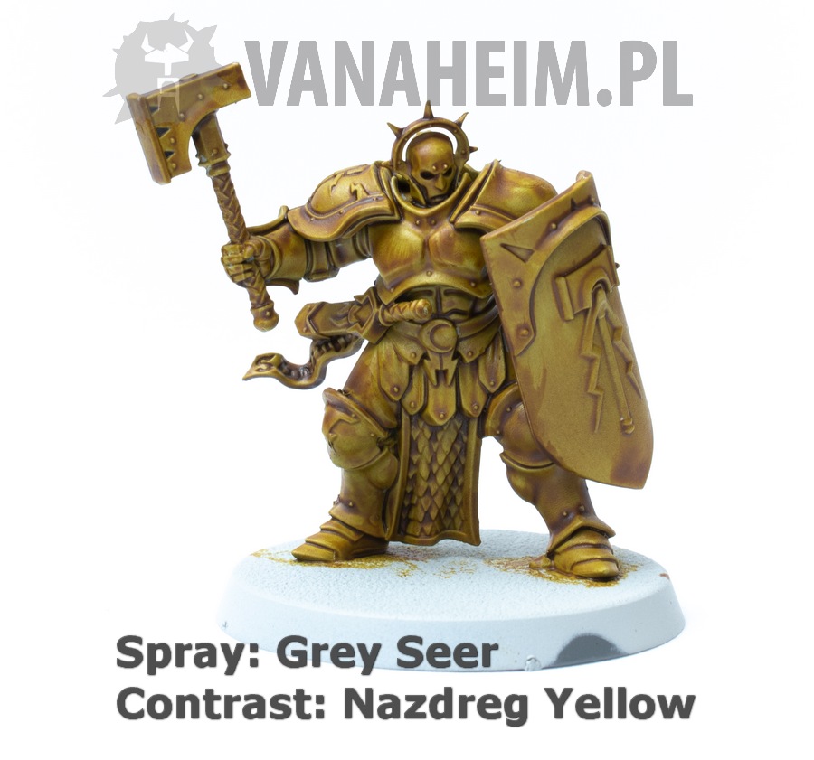 Citadel Contrast: Nazdreg Yellow on Grey Seer