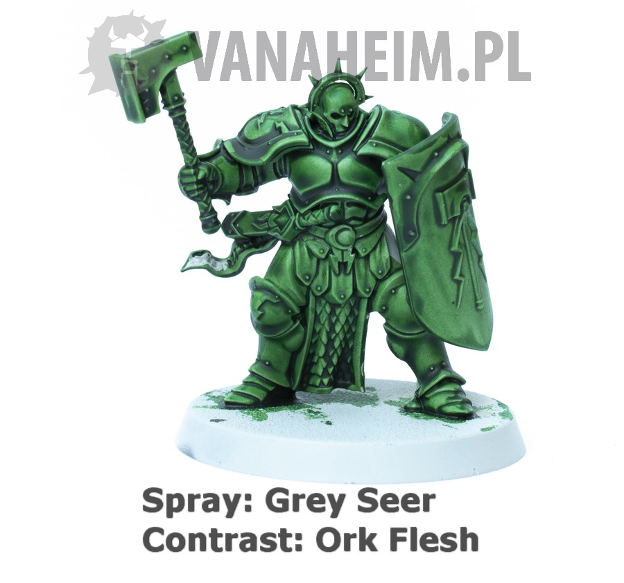 Citadel Contrast: Ork Flesh on Grey Seer