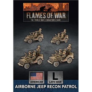 Airborne Jeep Recon Patrol (Plastic)