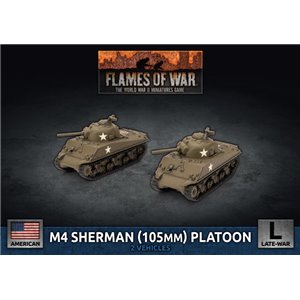 M4 Sherman (105mm) Assault Gun Platoon (Plastic)