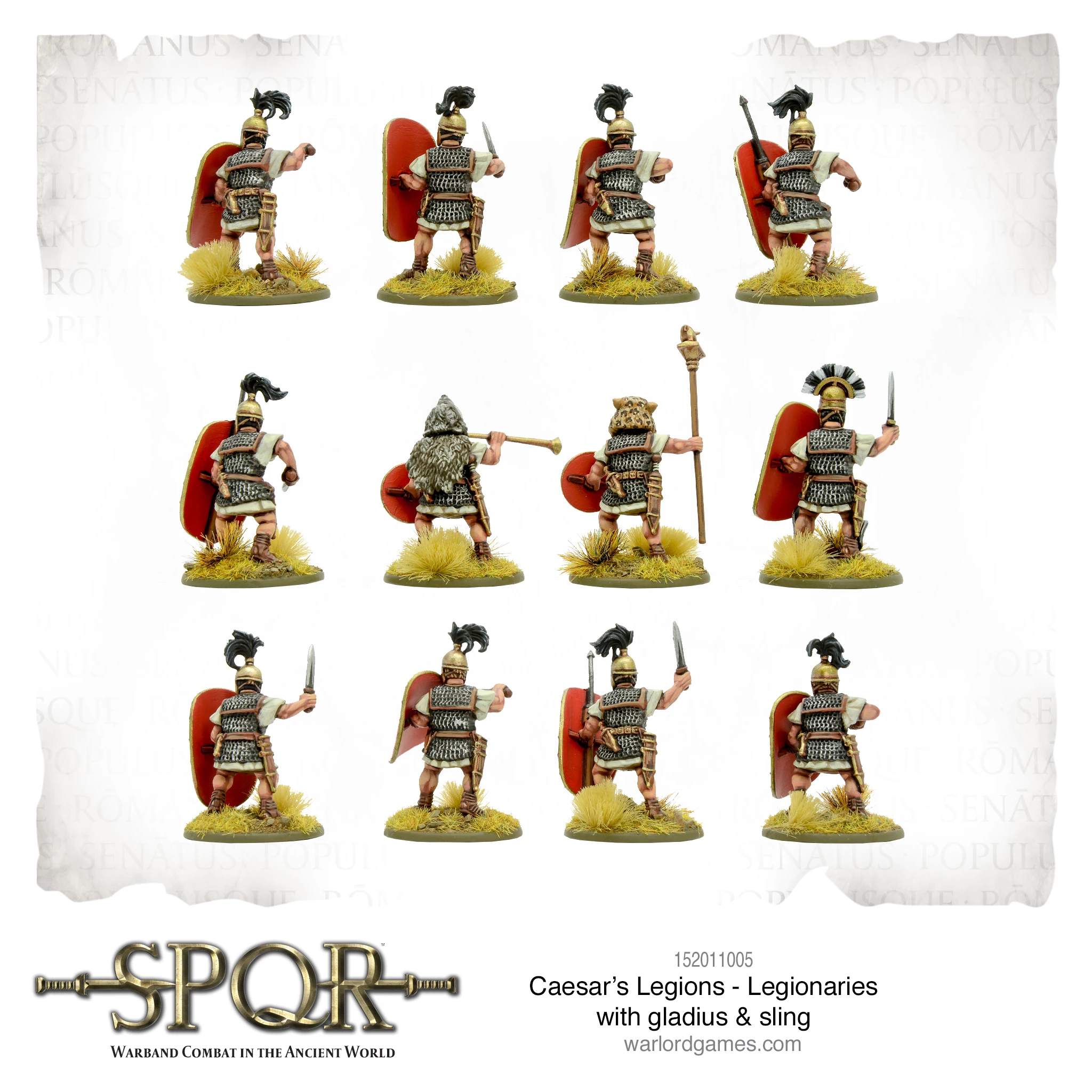 SPQR: Caesar's Legions Legionaries with Gladius & Sling