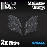 2x Resin Monster Wings - Small