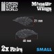 2x Resin Monster Wings - Small