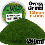Static Grass Flock 12mm - Grass Green - 280 ml