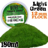 Static Grass Flock 12mm - Light Green - 180 ml