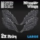 2x Resin Monster Wings - Large