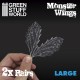 2x Resin Monster Wings - Large