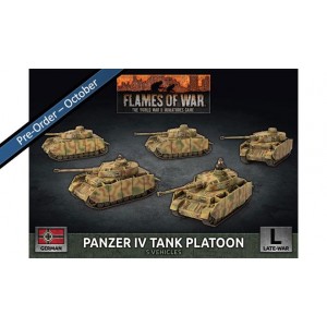 Panzer IV Tank Platoon (Plastic)