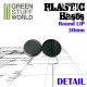 GSW Plastic Bases - 20x Round Lip 30mm