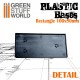 GSW Plastic Bases - 4x Rectangle 100x50mm