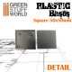 GSW Plastic Bases - 5x Square 50x50 mm