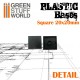 GSW Plastic Bases - 20x Square 20x20 mm