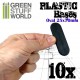 GSW Plastic Bases - 10x Oval Pill 25x70mm