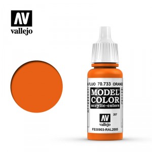 Vallejo Model Color 70733 - Orange Fluorescent