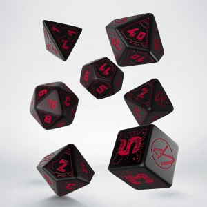 Cyberpunk Red RPG Dice Set