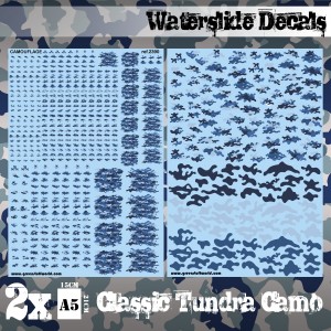 Waterslide Decals - Classic Tundra Camo