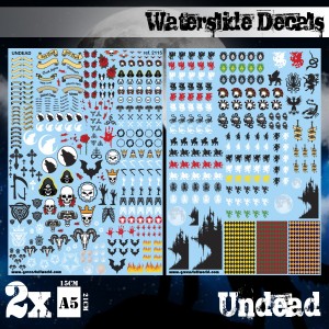 Waterslide Decals - Undead