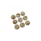 Wasteland Bases, Round 28mm (5)