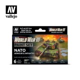 Vallejo WWIII Paint Set: NATO Armour & Infantry
