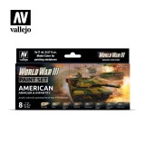 Vallejo WWIII Paint Set: American Armour & Infantry