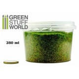 Static Grass Flock XL - 6 mm - Realistic Green - 280 ml