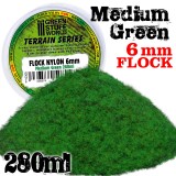 Static Grass Flock 6 mm - Medium Green - 280 ml